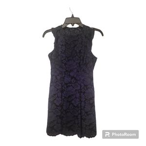 Vince Camuto lacy mini dress in navy size 0